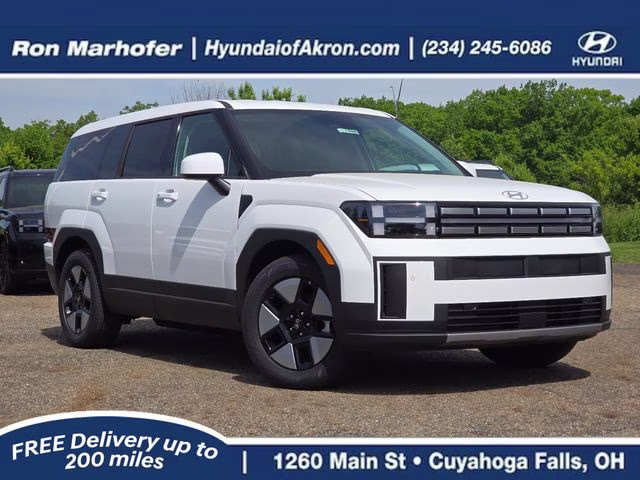 2026 Serenity White Hyundai Santa Fe Hybrid SE AWD SUV