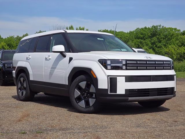 2026 Serenity White Hyundai Santa Fe Hybrid SE AWD SUV