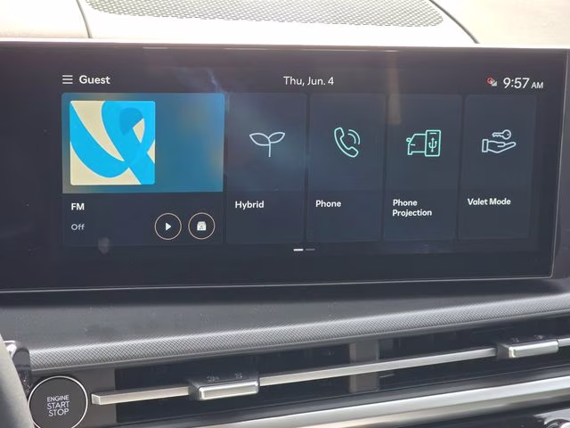 2026 Serenity White Hyundai Santa Fe Hybrid SE AWD SUV