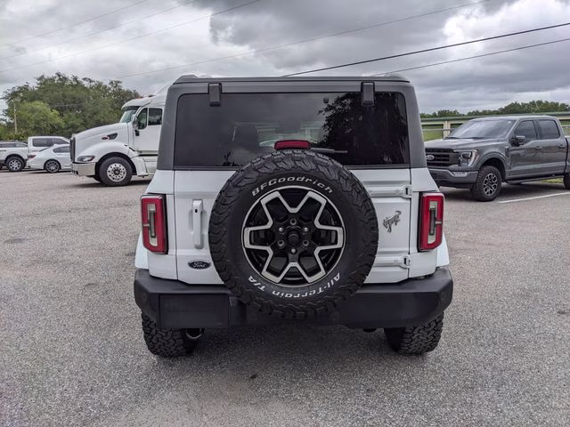 2022 Oxford White Ford Bronco Outer Banks 4X4 SUV