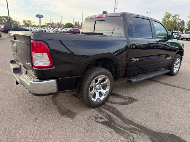 2021 Diamond Black Crystal Pearlcoat Ram 1500 Big Horn/Lone Star 4X4 Truck