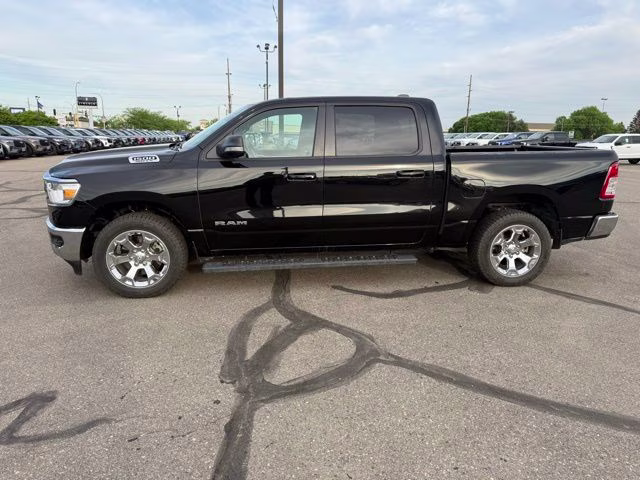2021 Diamond Black Crystal Pearlcoat Ram 1500 Big Horn/Lone Star 4X4 Truck