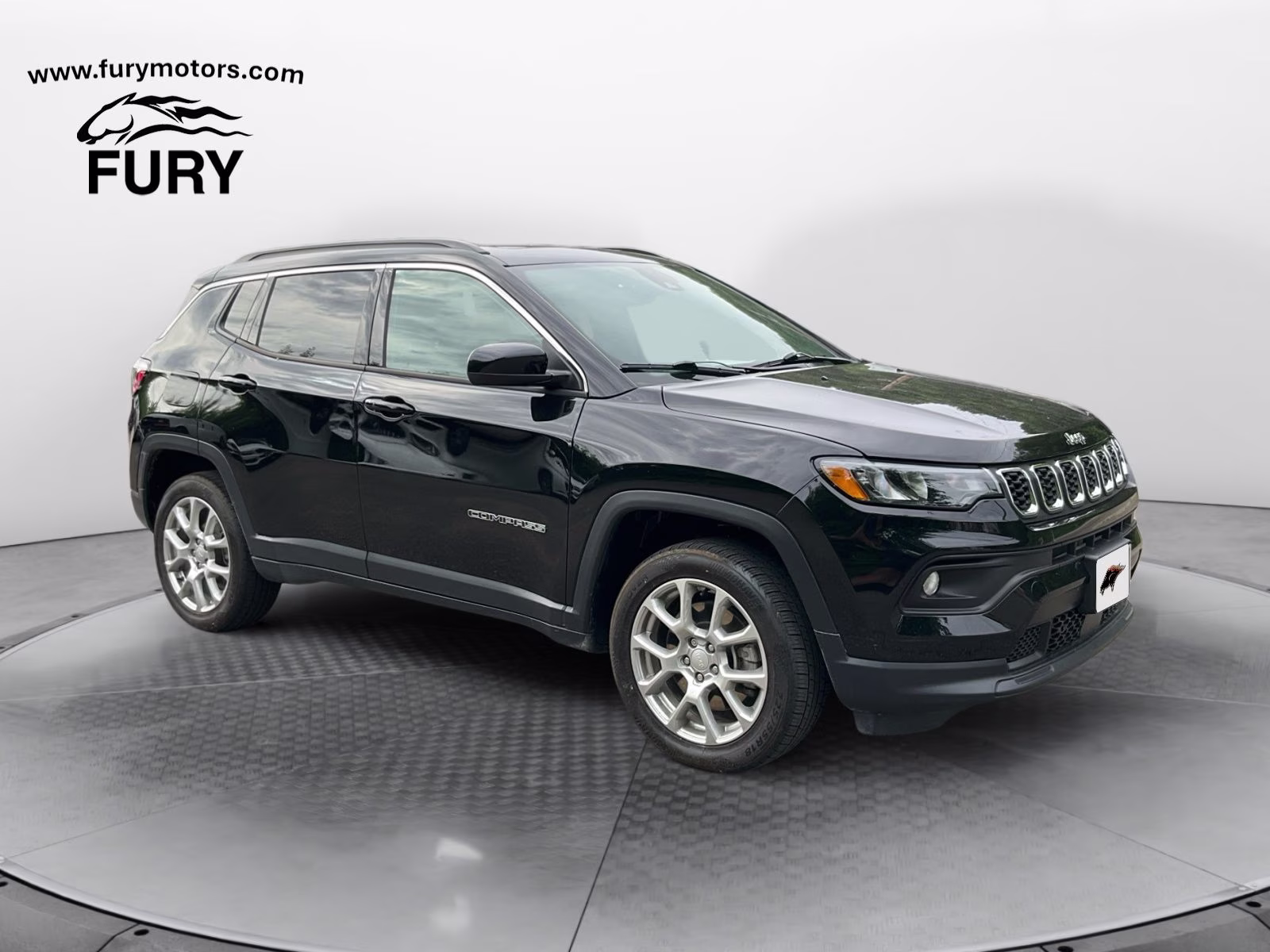 2024 Diamond Black Crystal Pearlcoat Jeep Compass Latitude Lux 4X4 SUV