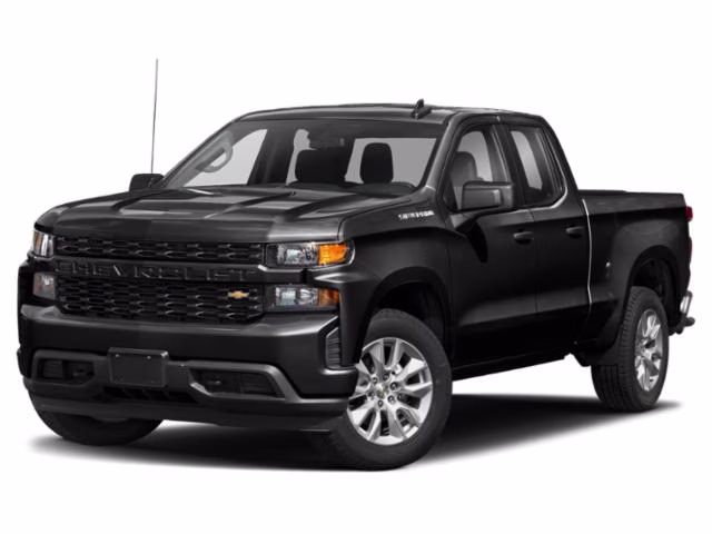 2020 Black Chevrolet Silverado 1500 Custom 4X4
