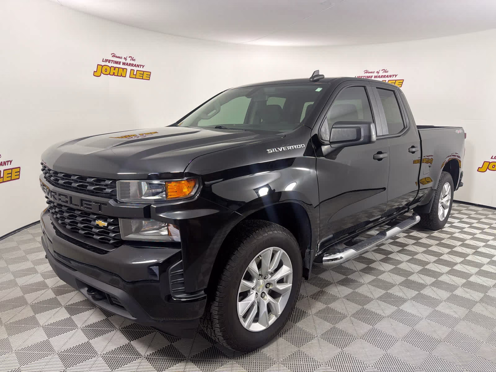 2020 Black Chevrolet Silverado 1500 Custom 4X4 Truck