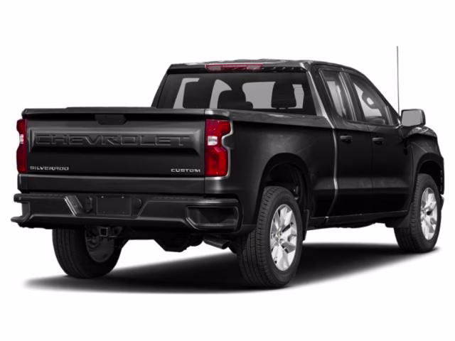 2020 Black Chevrolet Silverado 1500 Custom 4X4