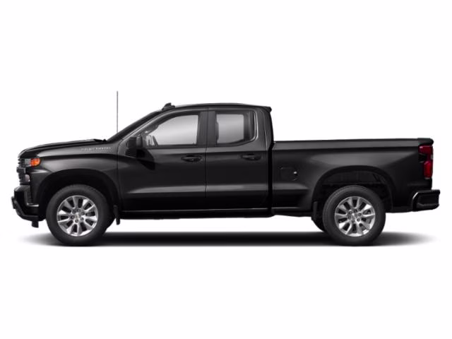 2020 Black Chevrolet Silverado 1500 Custom 4X4
