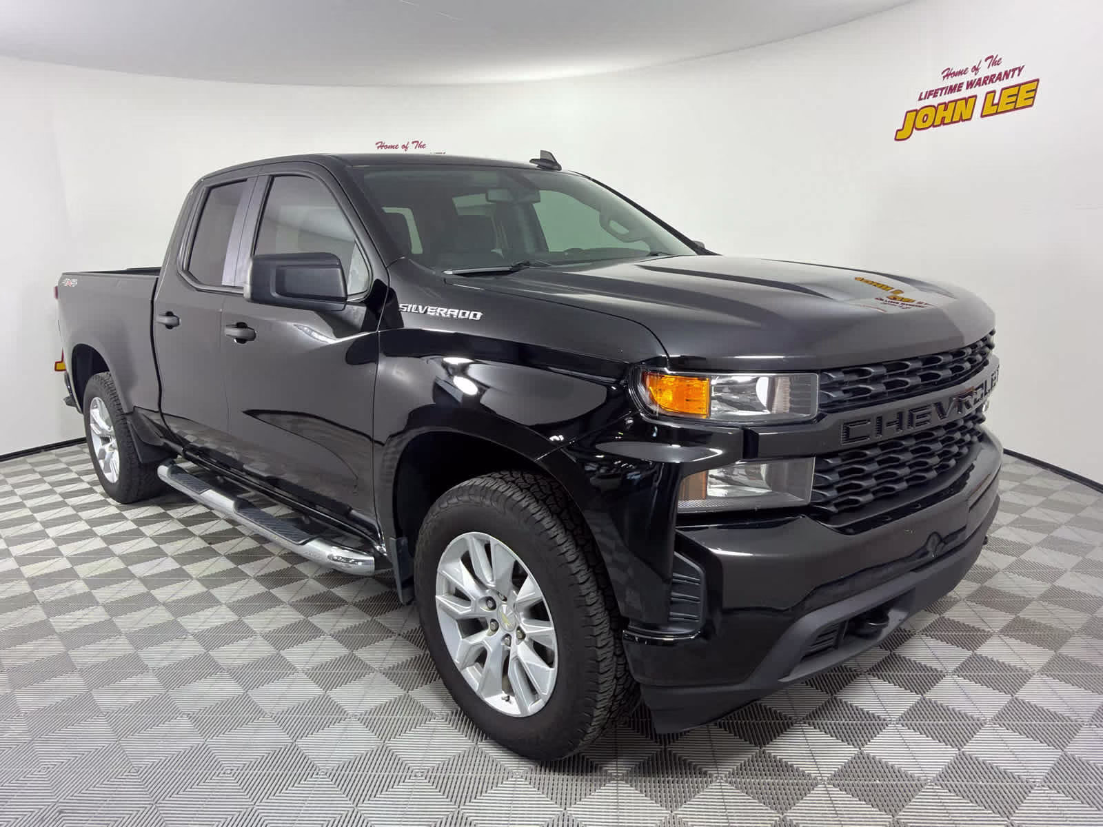 2020 Black Chevrolet Silverado 1500 Custom 4X4 Truck