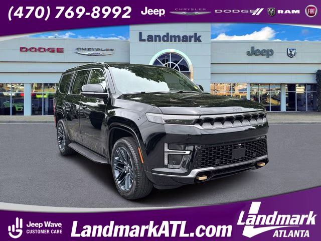 2026 High Gloss Black Jeep Grand Wagoneer 85th Anniversary 4X4 SUV