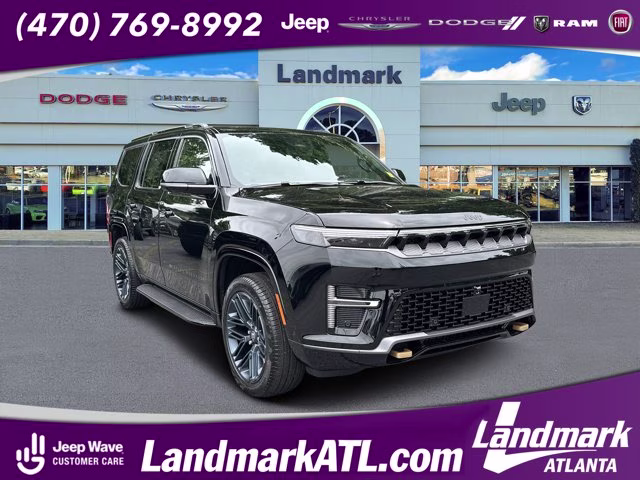2026 High Gloss Black Jeep Grand Wagoneer 85th Anniversary 4X4 SUV