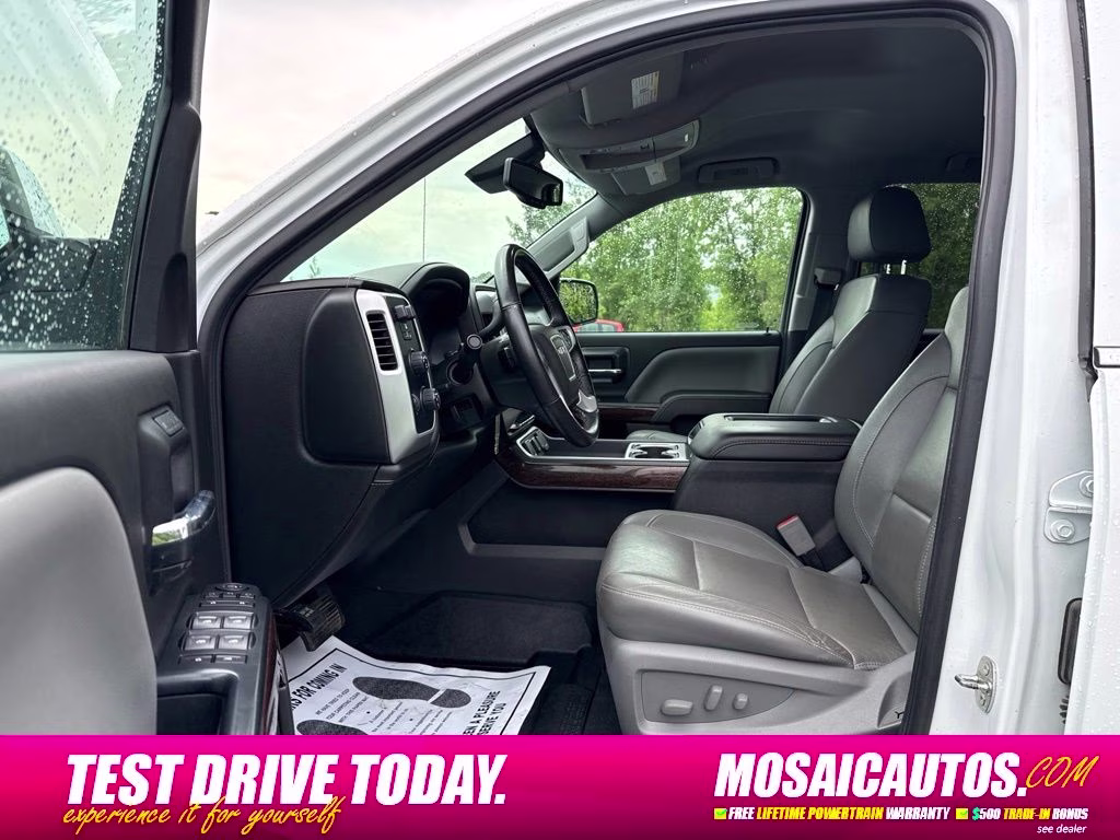2018 Summit White GMC Sierra 1500 SLT 4X4 Truck