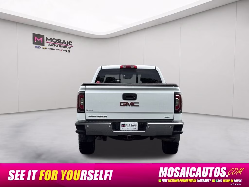 2018 Summit White GMC Sierra 1500 SLT 4X4 Truck