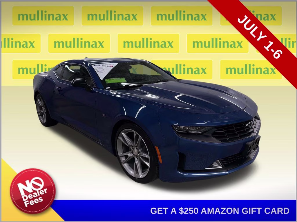 2022 Riverside Blue Metallic Chevrolet Camaro 2LT RWD Coupe