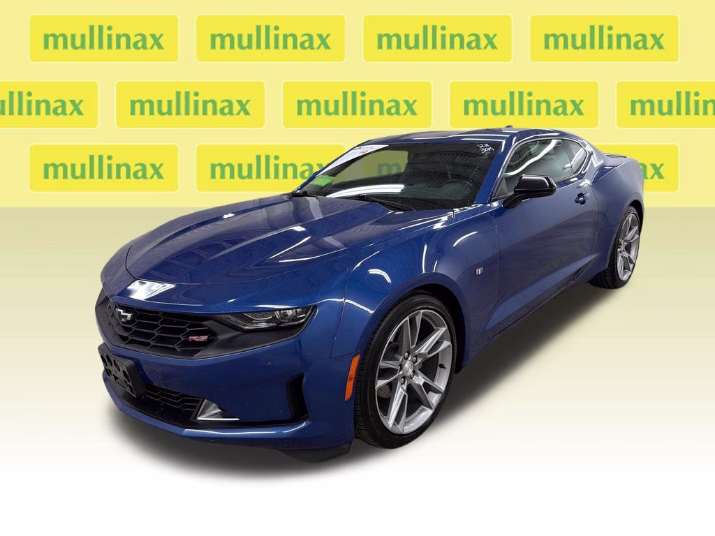 2022 Riverside Blue Metallic Chevrolet Camaro 2LT RWD Coupe