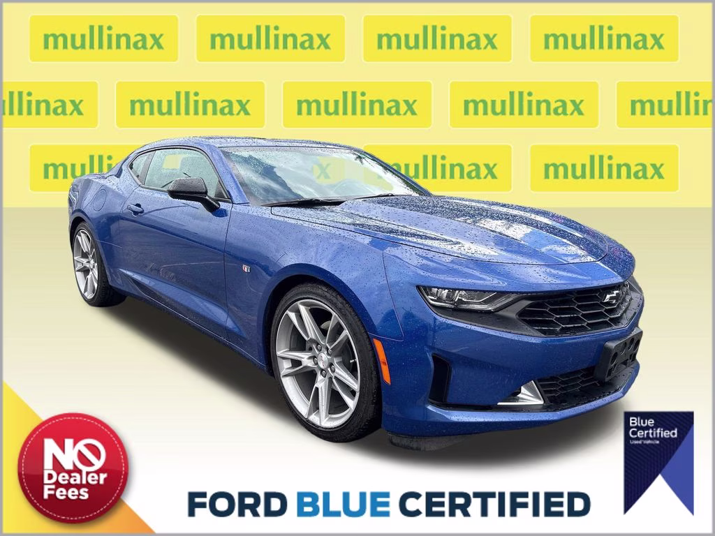 2022 Riverside Blue Metallic Chevrolet Camaro 2LT RWD Coupe