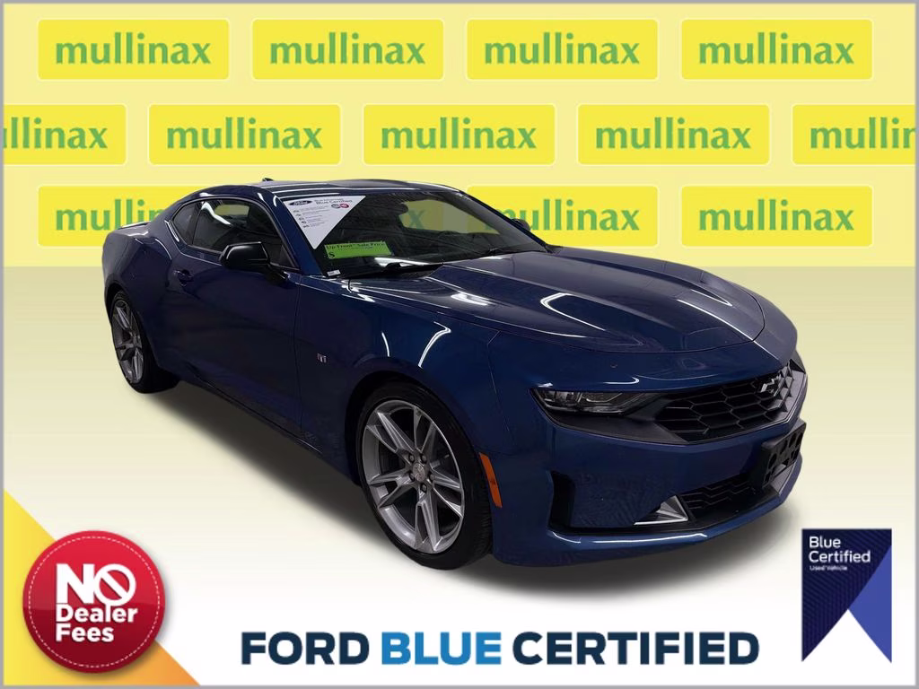 2022 Riverside Blue Metallic Chevrolet Camaro 2LT RWD Coupe