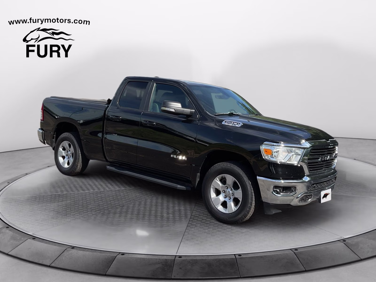2021 Diamond Black Crystal Pearlcoat Ram 1500 Big Horn/Lone Star 4X4 Truck