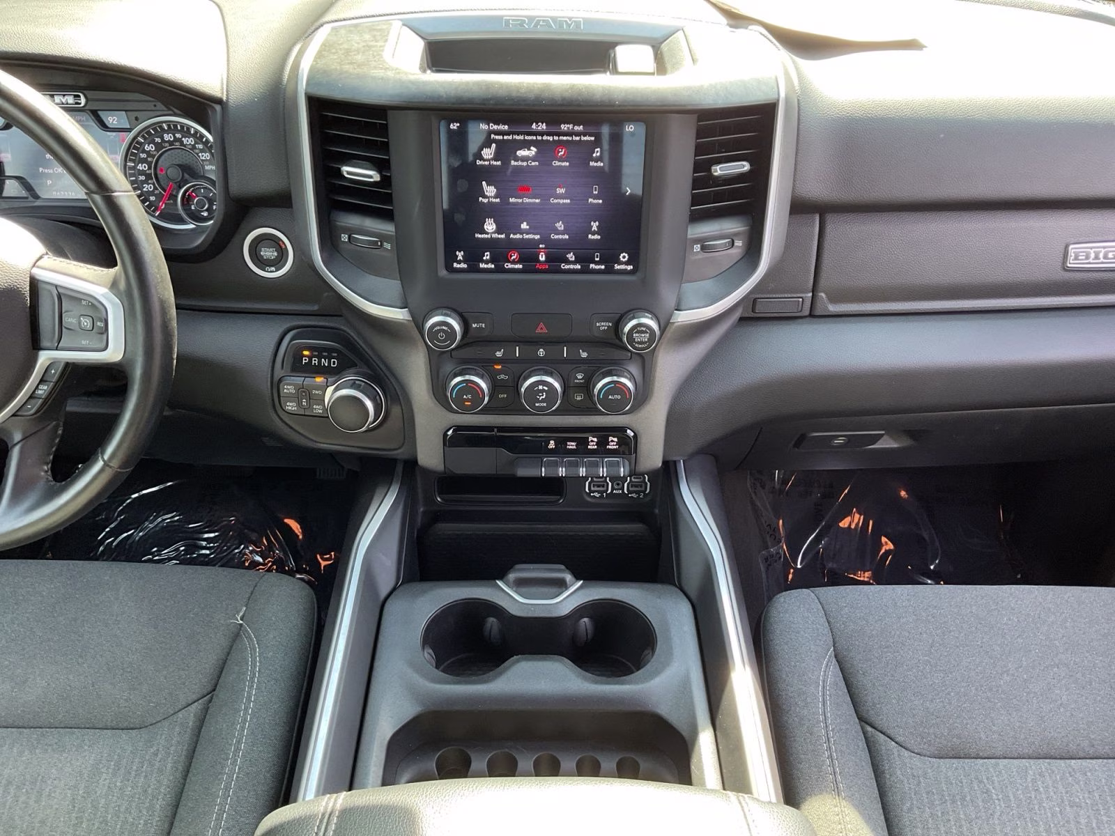 2021 Diamond Black Crystal Pearlcoat Ram 1500 Big Horn/Lone Star 4X4 Truck