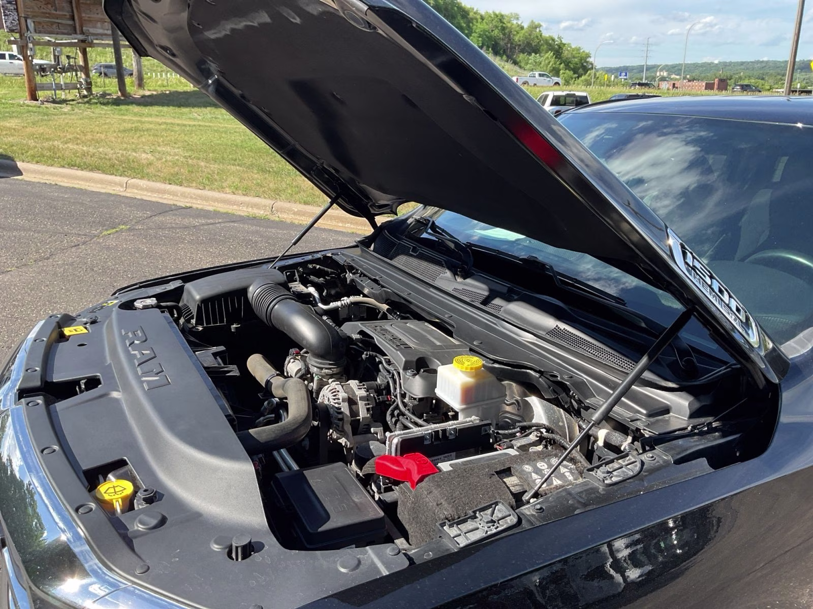 2021 Diamond Black Crystal Pearlcoat Ram 1500 Big Horn/Lone Star 4X4 Truck