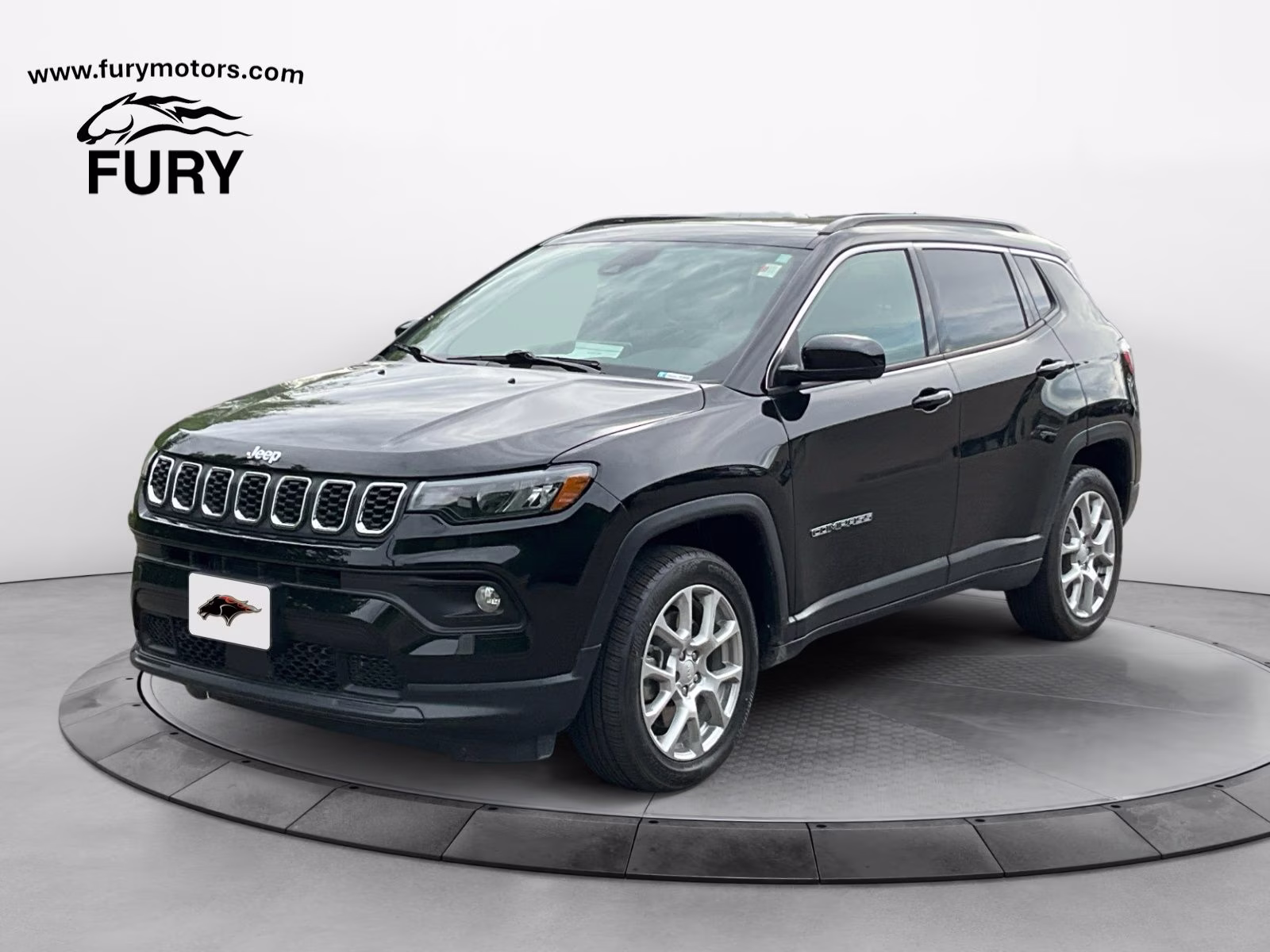 2024 Diamond Black Crystal Pearlcoat Jeep Compass Latitude Lux 4X4 SUV