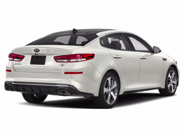 2019 Snow White Pearl Kia Optima S FWD Sedan