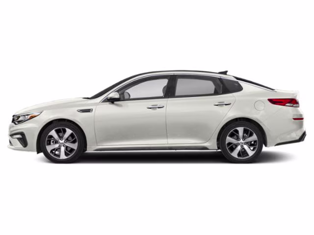 2019 Snow White Pearl Kia Optima S FWD Sedan