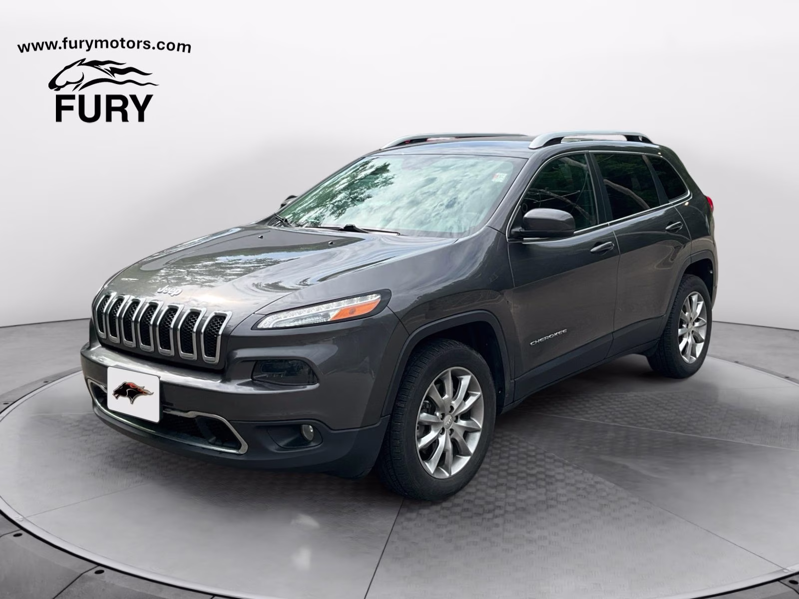 2017 Granite Crystal Metallic Clearcoat Jeep Cherokee Limited 4X4 SUV