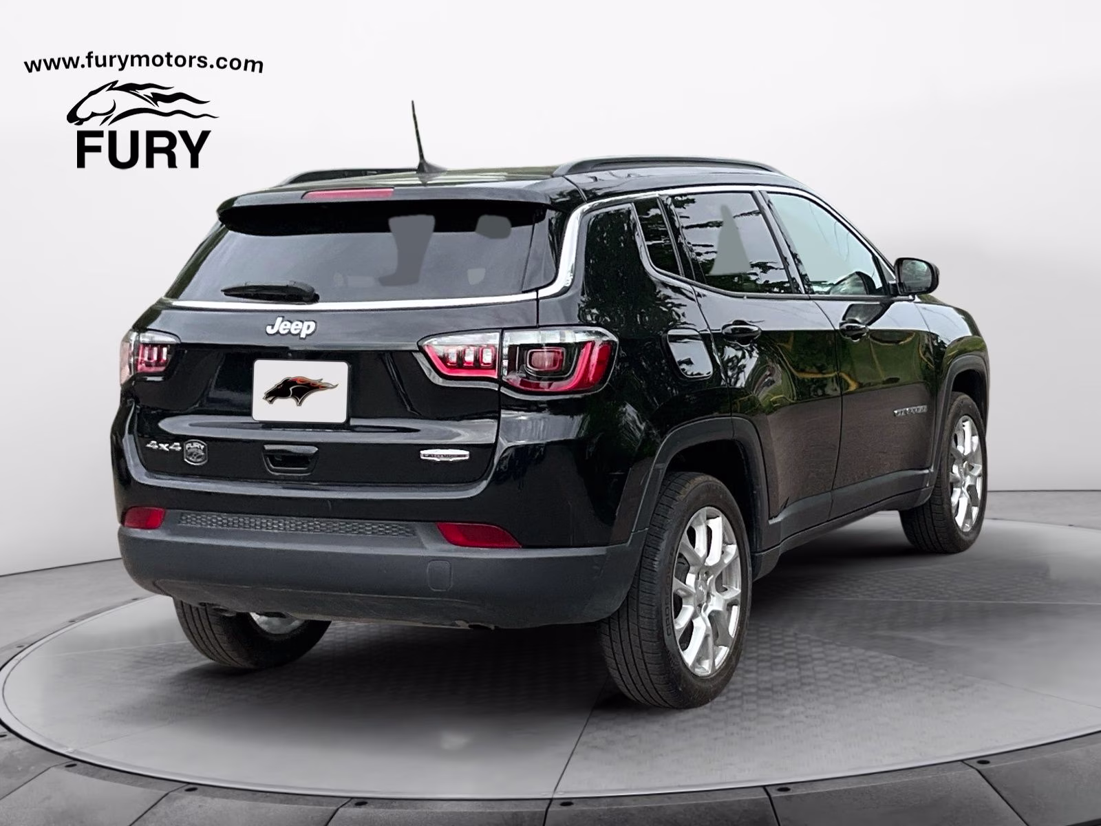 2024 Diamond Black Crystal Pearlcoat Jeep Compass Latitude Lux 4X4 SUV