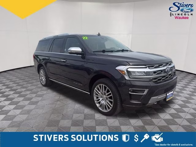 2022 Dark Matter Metallic Ford Expedition Max Platinum 4X4 SUV