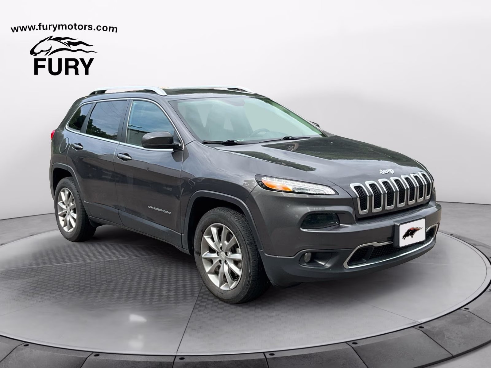 2017 Granite Crystal Metallic Clearcoat Jeep Cherokee Limited 4X4 SUV
