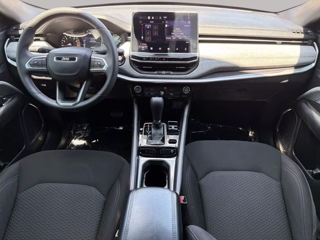 2023 Bright White Clearcoat Jeep Compass Sport 4X4 SUV