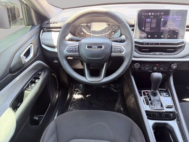 2023 Bright White Clearcoat Jeep Compass Sport 4X4 SUV