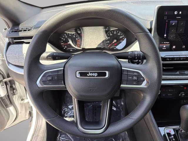 2023 Bright White Clearcoat Jeep Compass Sport 4X4 SUV