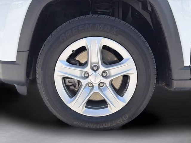 2023 Bright White Clearcoat Jeep Compass Sport 4X4 SUV