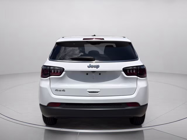 2023 Bright White Clearcoat Jeep Compass Sport 4X4 SUV