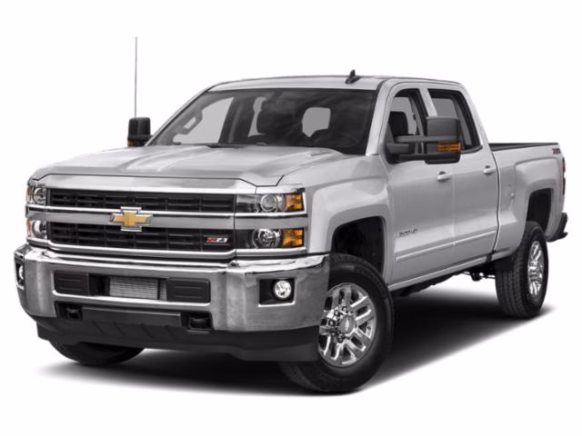 2015 SILVER Chevrolet Silverado 2500HD 4WD LT Crew Cab 4X4 Truck