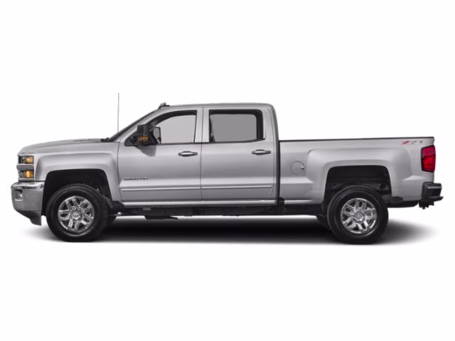 2015 SILVER Chevrolet Silverado 2500HD 4WD LT Crew Cab 4X4 Truck