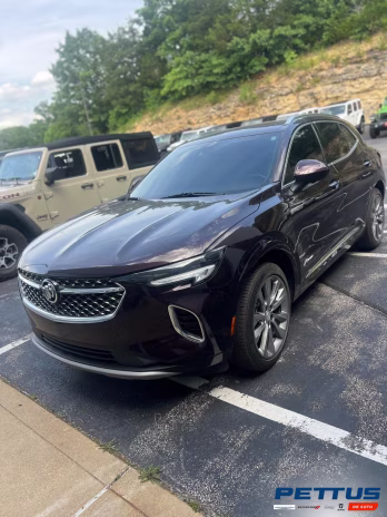 2021 MAROON Buick Envision Avenir AWD SUV