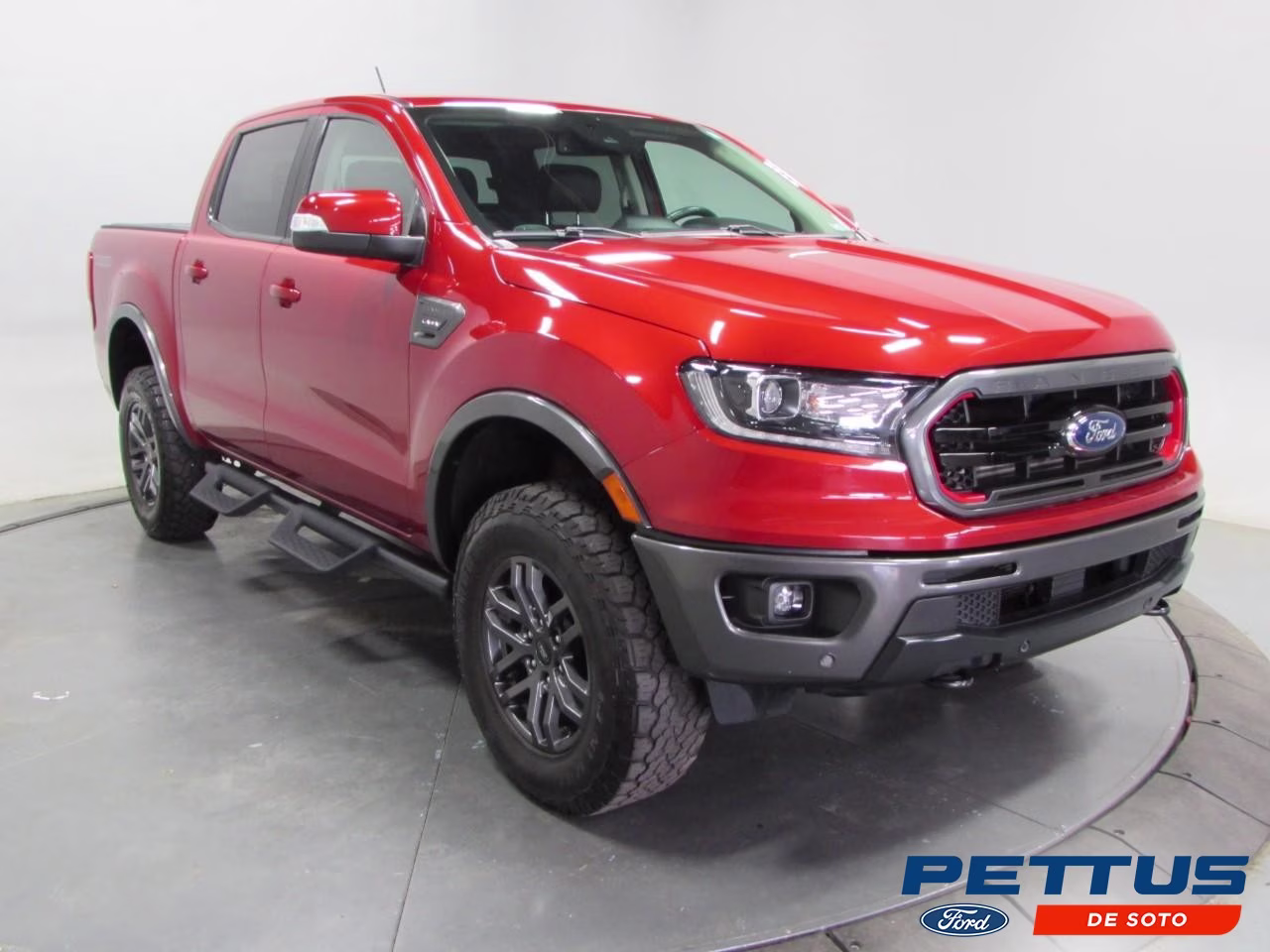 2022 Hot Pepper Red Metallic Tinted Clearcoat Ford Ranger Lariat 4X4 Truck
