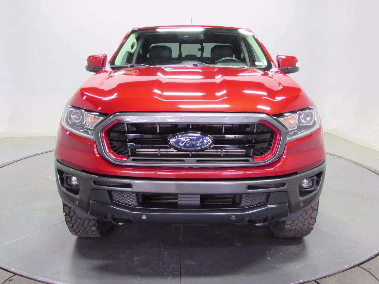 2022 Hot Pepper Red Metallic Tinted Clearcoat Ford Ranger Lariat 4X4 Truck