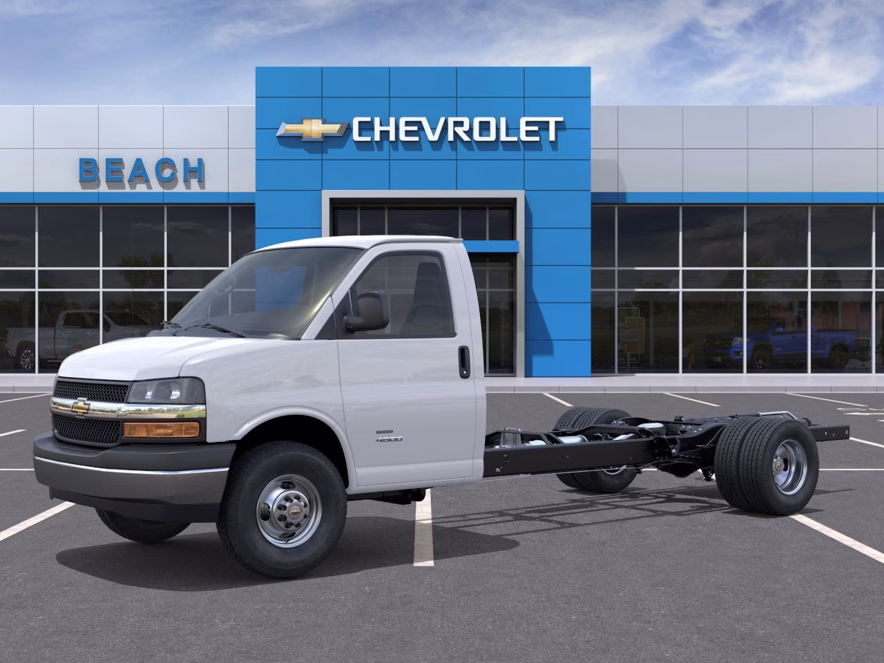 2026 Summit White Chevrolet Express Cutaway 3500 1WT RWD Long Wheelbase