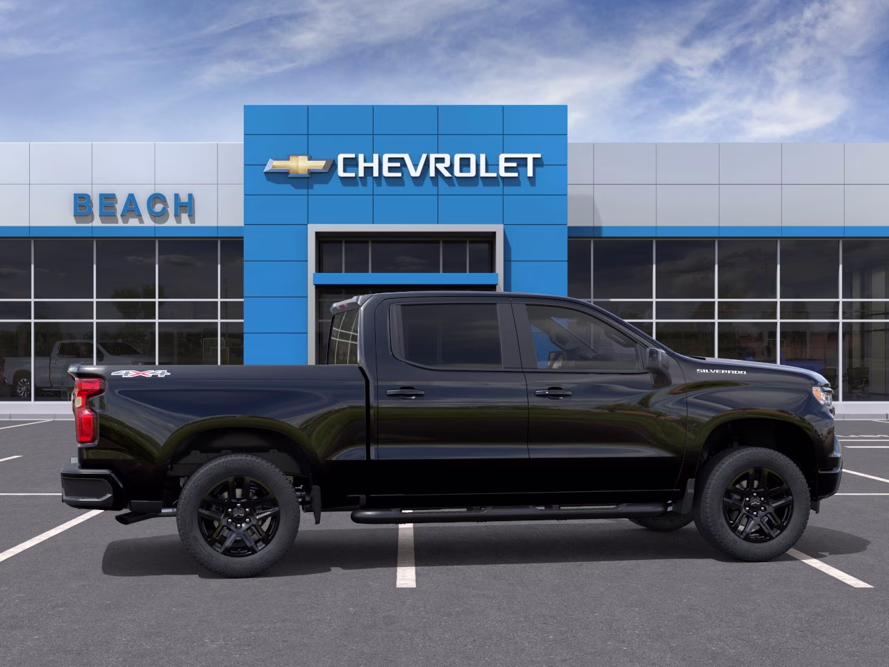 2026 Black Chevrolet Silverado 1500 RST 4X4 Truck