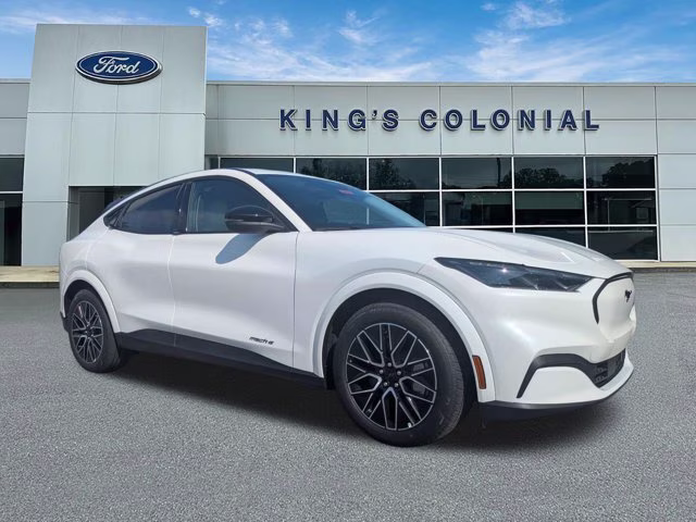 2026 Star White Metallic Tri-Coat Ford Mustang Mach-E Premium RWD SUV