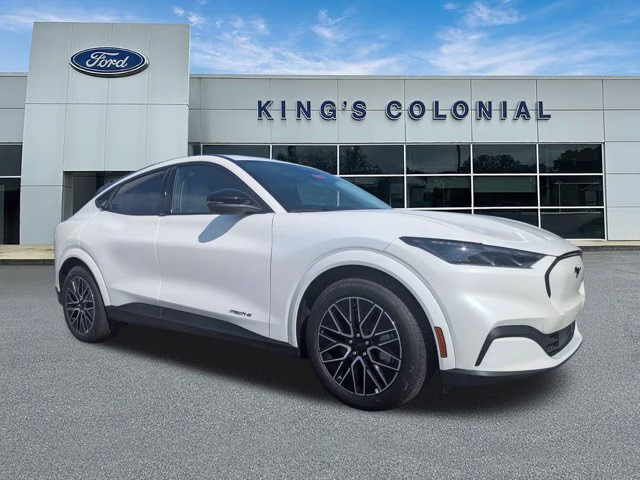 2026 Star White Metallic Tri-Coat Ford Mustang Mach-E Premium RWD SUV