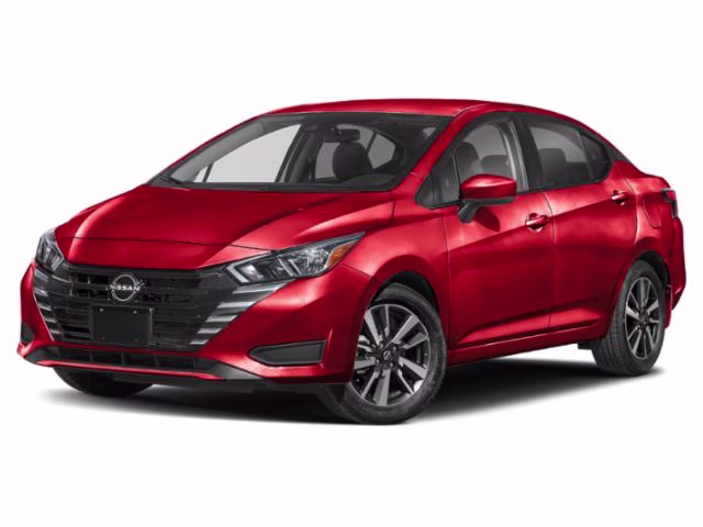2024 Scarlet Ember Tintcoat Nissan Versa 1.6 SV FWD Sedan