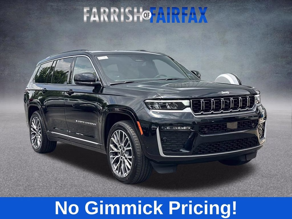 2026 Diamond Black Crystal Pearlcoat Jeep Grand Cherokee L Summit 4X4 SUV