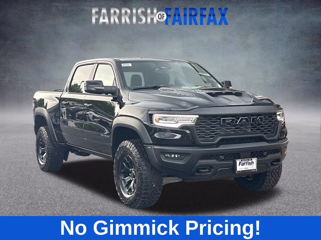2026 Diamond Black Crystal Pearlcoat Ram 1500 RHO 4X4 Truck