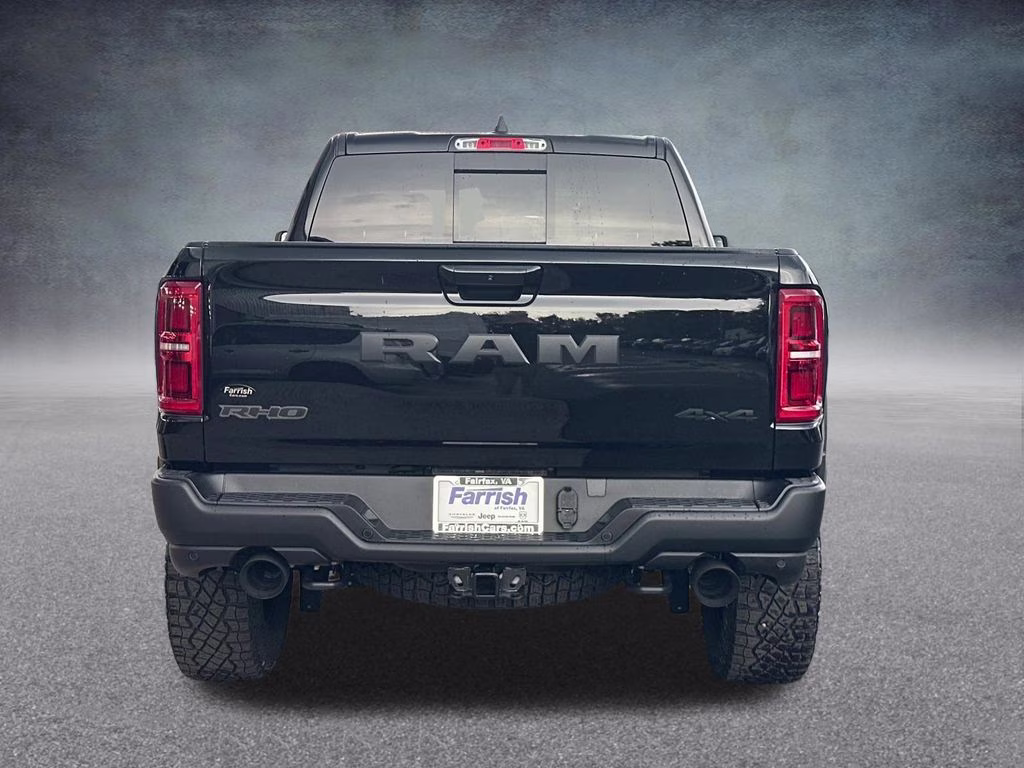 2026 Diamond Black Crystal Pearlcoat Ram 1500 RHO 4X4 Truck