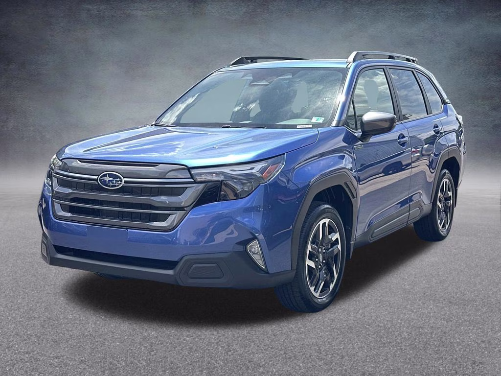 2026 Daybreak Blue Pearl Subaru Forester Premium Hybrid AWD SUV