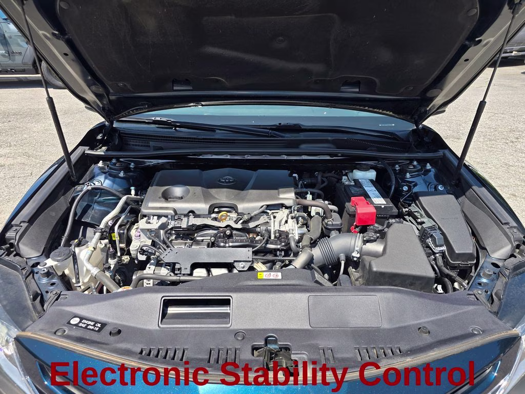 2019 Galactic Aqua Mica Toyota Camry SE FWD Sedan